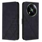 For Itel RS4 Crossbody 3D Embossed Flip Leather Phone Case(Black) - 2