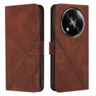 For Itel RS4 Crossbody 3D Embossed Flip Leather Phone Case(Brown) - 2