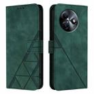 For Itel S24 Crossbody 3D Embossed Flip Leather Phone Case(Green) - 2