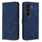 For Itel Power 70 Crossbody 3D Embossed Flip Leather Phone Case(Blue) - 2