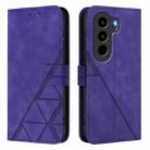 For Itel Power 70 Crossbody 3D Embossed Flip Leather Phone Case(Purple) - 2