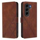 For Itel Power 70 Crossbody 3D Embossed Flip Leather Phone Case(Brown) - 2