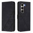 For Itel A95 5G Crossbody 3D Embossed Flip Leather Phone Case(Black) - 2