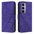 For Itel City 100 Crossbody 3D Embossed Flip Leather Phone Case(Purple) - 2