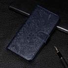 For Xiaomi Poco X7 Pro Lace Flower Embossing Flip Leather Phone Case(Dark Blue) - 2