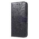 For Xiaomi 14T Lace Flower Embossing Flip Leather Phone Case(Dark Blue) - 2