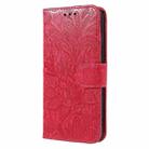 For Xiaomi Poco F7 Ultra / Redmi K80 Pro Lace Flower Embossing Flip Leather Phone Case(Red) - 2