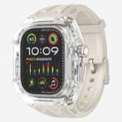 For Apple Watch Ultra 2 49mm Modified PC Hybrid TPU Watch Case Band(Starlight Transparent) - 1