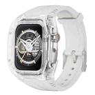 For Apple Watch Series 7 45mm Modified PC Hybrid TPU Watch Case Band(Starlight Transparent) - 1