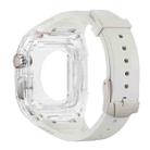 For Apple Watch Series 7 45mm Modified PC Hybrid TPU Watch Case Band(Starlight Transparent) - 2