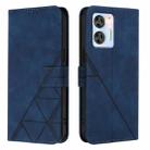 For Oukitel C35 / C36 Crossbody 3D Embossed Flip Leather Phone Case(Blue) - 2