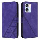 For Oukitel C35 / C36 Crossbody 3D Embossed Flip Leather Phone Case(Purple) - 2