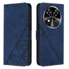 For Oukitel C37 Crossbody 3D Embossed Flip Leather Phone Case(Blue) - 2