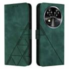 For Oukitel C37 Crossbody 3D Embossed Flip Leather Phone Case(Green) - 2