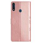 For Motorola Moto E 2020 Cherry Blossom Butterfly Skin Feel Embossed PU Phone Case(Rose Gold) - 3