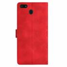 For Motorola Moto E6 Play Cherry Blossom Butterfly Skin Feel Embossed PU Phone Case(Red) - 3