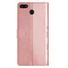 For Motorola Moto E6 Play Cherry Blossom Butterfly Skin Feel Embossed PU Phone Case(Rose Gold) - 3