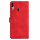 For Motorola Moto E6 Plus Cherry Blossom Butterfly Skin Feel Embossed PU Phone Case(Red) - 3