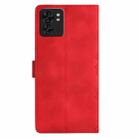 For Motorola Edge 40 Cherry Blossom Butterfly Skin Feel Embossed PU Phone Case(Red) - 3