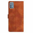 For Motorola Moto G10 / G30 / G20 Cherry Blossom Butterfly Skin Feel Embossed PU Phone Case(Brown) - 3