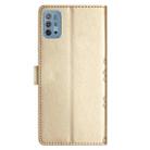 For Motorola Moto G10 / G30 / G20 Cherry Blossom Butterfly Skin Feel Embossed PU Phone Case(Gold) - 3