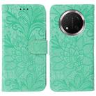 For Honor Magic7 Lite / X9c Lace Flower Embossing Flip Leather Phone Case(Green) - 1