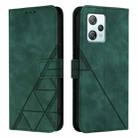 For Blackview A53 Crossbody 3D Embossed Flip Leather Phone Case(Green) - 2