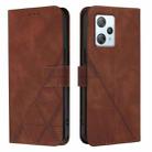 For Blackview A53 Crossbody 3D Embossed Flip Leather Phone Case(Brown) - 2