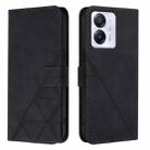 For Blackview Color 8 Crossbody 3D Embossed Flip Leather Phone Case(Black) - 2