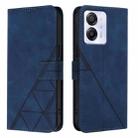 For Blackview Color 8 Crossbody 3D Embossed Flip Leather Phone Case(Blue) - 2