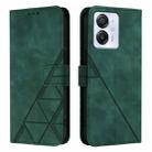 For Blackview Color 8 Crossbody 3D Embossed Flip Leather Phone Case(Green) - 2