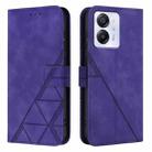 For Blackview Color 8 Crossbody 3D Embossed Flip Leather Phone Case(Purple) - 2