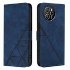 For Blackview Shark 8 Crossbody 3D Embossed Flip Leather Phone Case(Blue) - 2