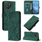 For Blackview Shark 8 Crossbody 3D Embossed Flip Leather Phone Case(Green) - 1