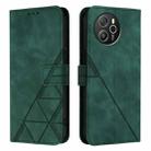 For Blackview Shark 8 Crossbody 3D Embossed Flip Leather Phone Case(Green) - 2