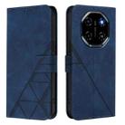 For Blackview Shark 6 Crossbody 3D Embossed Flip Leather Phone Case(Blue) - 2