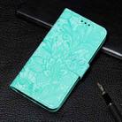 For OnePlus Nord 4 Lace Flower Embossing Flip Leather Phone Case(Green) - 2