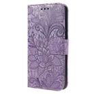 For OnePlus Nord CE4 Lite Global Lace Flower Embossing Flip Leather Phone Case(Purple) - 3