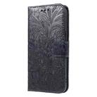For OnePlus Nord CE4 Lite Global Lace Flower Embossing Flip Leather Phone Case(Dark Blue) - 3