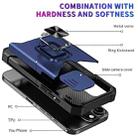 For iPhone 16 Pro Max Camera Shield Card Slot PC+TPU Phone Case(Blue) - 3