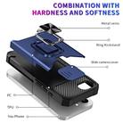 For iPhone 16e Camera Shield Card Slot PC+TPU Phone Case(Blue) - 3