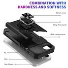 For iPhone 16e Camera Shield Card Slot PC+TPU Phone Case(Purple) - 3