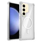 For Samsung Galaxy S23 FE 5G Transparent MagSafe Magnetic Phone Case(Transparent) - 1