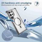 For Samsung Galaxy S24+ 5G Transparent MagSafe Magnetic Phone Case(Black) - 3