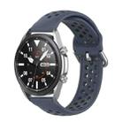 For Galaxy Watch 3 41mm R850 Silicone Solid Color Watch Band, Size: Free Size 20mm(Gray) - 1