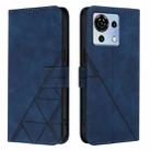 For ZTE Blade V50 Vita Crossbody 3D Embossed Flip Leather Phone Case(Blue) - 2