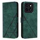 For ZTE Blade A35 / A55 Crossbody 3D Embossed Flip Leather Phone Case(Green) - 2