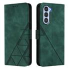For ZTE Nubia S 5G A403ZT Crossbody 3D Embossed Flip Leather Phone Case(Green) - 2