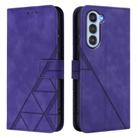 For ZTE Nubia S 5G A403ZT Crossbody 3D Embossed Flip Leather Phone Case(Purple) - 2