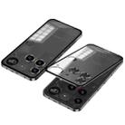 For Nothing Phone 3 Snap Buckle Metal Frame Frosted Phone Case(Grey) - 1